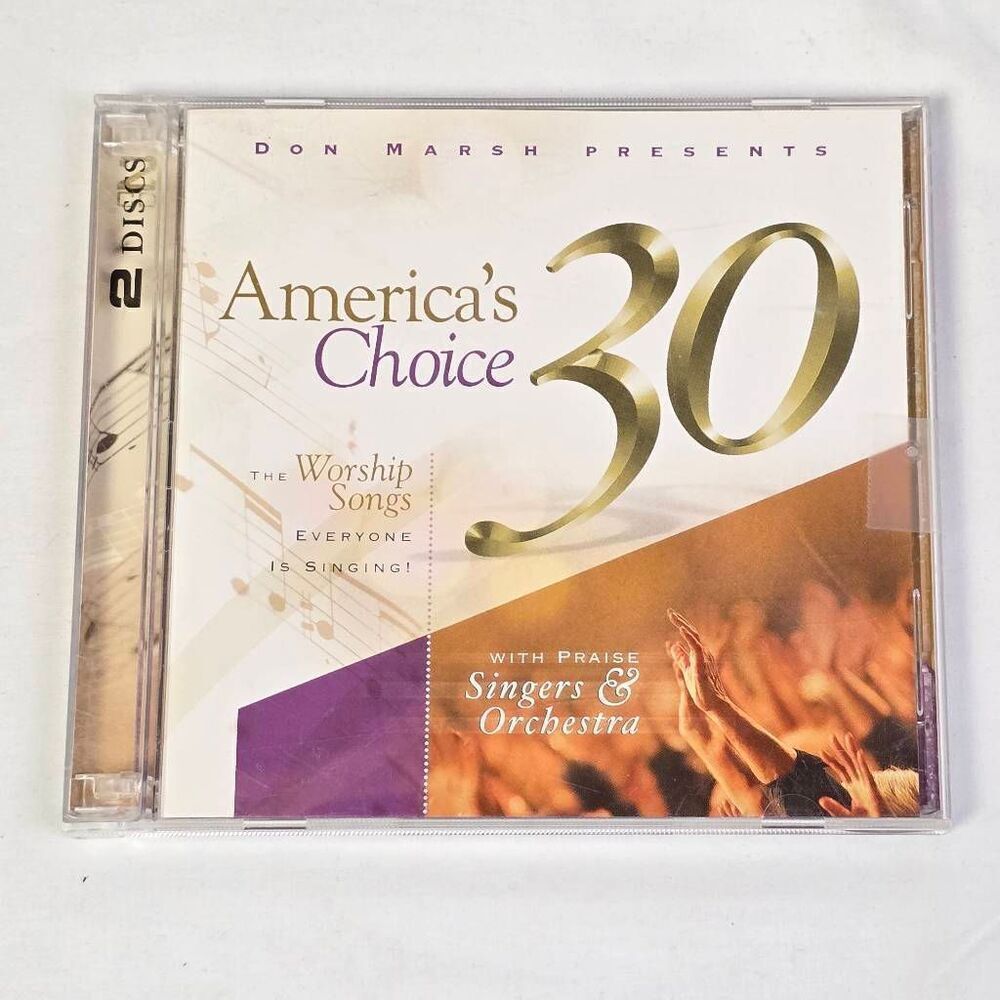 America’s Choice 30 Worship Songs 2CD Set